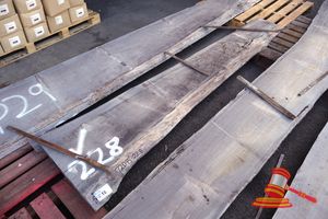 Live Edge Jarrah Slab, 2.7 X 360/710 X 55