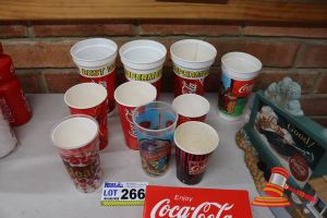 266 · BUNDLE OF VINTAGE COCA-COLA CUPS
