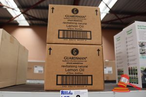 2x BOXES OF GUARDSMAN REVITALISING LEMON OIL, 473ml