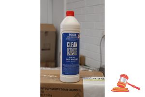 2x Boxes Of Clean Easy Heavy Duty Drain Cleaner, 1l Per Bottle, 20x Bottles Total