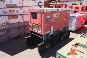 Kubota Diesel Generator, Model: Sq3140b-Au-B, 14 Kva, 11.2 Kw, Mfg. No: 05007u, Dimensions: 2180mm L X 810mm W X 1525mm H, Hours Unsighted, Untested, Some Marks/Rust, Noted As Earth Cable Damaged Below Control Panel (Asset No:G345-14)