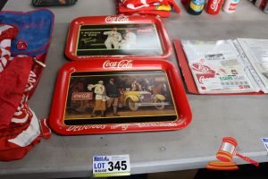 2x COCA-COLA TRAYS