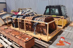 4 · FRAME WITH CHUTE DISCH TYPE 2, COMPLETE RC701/03 (6008995) (B3060544)