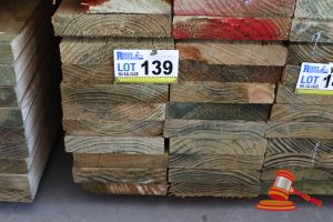18x Lengths Of Non-Structural, H4 Treated Pine Timber, Approx 170 X 35mm X 3.6m