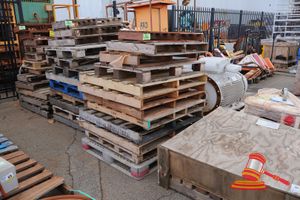 Approx 12 X Wooden Pallets, Various Sizes And Brands, 1.2m (Used Condition)