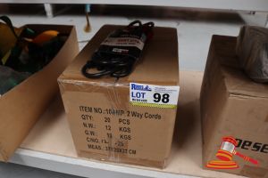 Box Of Dual Outlet Split Leads, Untested