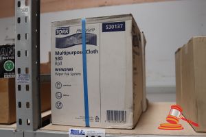 166 · 2x BOXES OF TORK MULTIPURPOSE CLOTH ROLLS