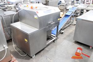 8 · 2015 SALA TECHNOLOGY WIRE TYING MACHINE. MODEL: ST 200. MOBILE. 380V 3.2KW. 3 PHASE (PLUG). APPROX; 1.2M W X 850CM D X 1.2M H. INCLUDES SALA INCLINE BLUE CONVEYOR BELT ATTACHMENT. MOBILE. APPROX 2.3M X H1M (UNTESTED)