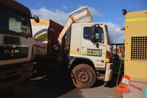 17 · 2011 Hino Euro 500 Truck White, Tri, Auto, Diesel Reg #: Unlicensed, ODO: Unsighted Eng #: A09CTT10193, VIN: JHDFM1ALMXXX10072 Features: Single Cab Water Cart, ROPS. (B2680814), (PO CC2097, Plant# 1002) (Asset # CC2097), (*Key # 138, WP#4887*) Condition: **Non- Runner - Tow Truck Required, Door Handles Removed, Door Trims Removed.** Panel: POOR, Paint: FAIR, Glass: FAIR, Tyres: FAIR, Dash: POOR, Upholstery: POOR, Floor: FAIR, Overall Condition: POOR