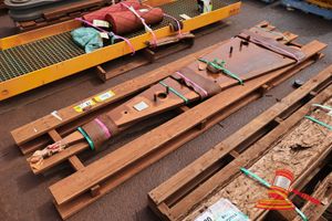 Bradken Hardox 500 Liner Hopper Plates, Bk-434-X-209 (Surface Rust, Bolts Present), On Pallets. (B9003783)