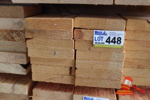 448 · 14x LENGTHS OF NON-STRUCTURAL, UNTREATED PINE TIMBER, APPROX 170 x 35mm x 2.4m