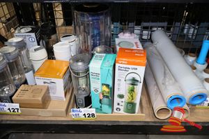 APPROX 6 X PORTABLE BLENDERS, INCLUDES: NINJA, TEFAL, VARIOUS OTHERS, UNTESTED. PLUS 1 X MORPHY RICHARDS POWERED BLENDER. ALL UNTESTED.