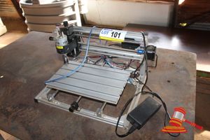 101 · VEVOR 53018 CNC ENGRAVING MACHINE. 240V. ENGRAVING BED 300 X 180MM. INCLUDES INSTRUCTIONS. UNTESTED