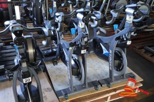 Stages Indoor Cycling Bike, Approx; 1m L X 620mm W X 1.1m H, Some Marks, (Untested),