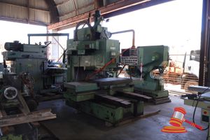 16 · 1 X ROKU ROKU SANGYO CNC VERTICAL MILLING MACHINE, MODEL: VERTIMAC-1XW, MACHINE NO: 7162, MANUFACTURED JAN 81, HOUR METER READS: 81539.6H, UNTESTED, APPROX; 1.8M D X 2.1M W X 2.5M H, ON A PALLET