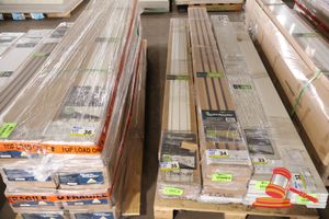 Perma Timber Quickboard Ceiling/Wall Lining - Castellated Profile. Pvc - Arctic White Finish. Easy Instal, Maintenance Free. Size 210 X 2700 X 21mm. 2 Boards Per Pack X 3 Packs. (Approx 3.4m2). Unused. Note: Not Suitable For Use In Direct Sunlight Or Strong Reflective Light