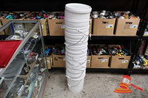 44 · 8 X 20L PAIL BUCKETS. SOME WITH LIDS.
