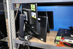 4 X Viewsonic Lcd Computer Monitors, 22 Inch ( 1 X Without Stand), Some Scratches/Marks, Untested, 4 X Power Cables
