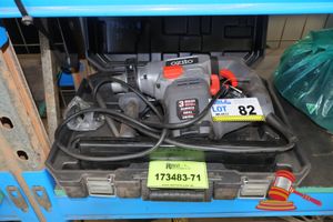 1 X Ozito 3 Mode Rotary Hammer Drill With Case, Model: Rhd-6100, With Drill And Chisel Bits, 240. Untested