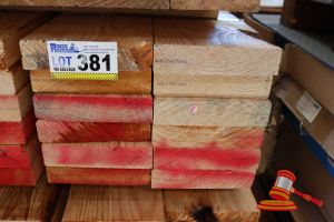 381 · 12x LENGTHS OF NON-STRUCTURAL, UNTREATED PINE TIMBER, APPROX 190 x 45mm x 2.4m