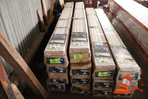 Perma Timber Quickboard Ceiling/Wall Lining - Castellated Profile. Pvc - Arctic White Finish. Easy Instal, Maintenance Free. Size 210 X 2700 X 21mm. 2 Boards Per Pack X 13 Packs (Approx 14.7m2). Unused. Note: Not Suitable For Use In Direct Sunlight Or Strong Reflective Light