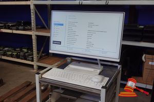 3 · LENOVO IDEACENTRE ALL-IN-ONE DESKTOP PC, MODEL: 24IAP7, 24 INCH LCD, INTEL I5-1240P 3.5GHZ CPU, 8GB RAM, 512GB SSD, NO OS, UNTESTED, SN: MP2723RX (SOME MARKS / POWER ADAPTOR INCLUDED)