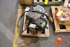 320 · MANNESMANN DUMAS ELECTRIC CHAIN HOIST, SN# 540909 TYPE 16/5P 2K (250-500KG) , NOTCHKA SEMI-AUTOMATIC REEL HOSE MODEL# GQ90C