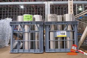 198 · APPROX 18 X STAINLESS STEEL WINE HOLDER/COOLER