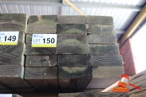 18x Lengths Of Non-Structural, H4 Treated Pine Timber, Approx 120 X 45mm X 3m