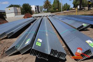 Gal Steel Z Purlins, Approx 200mm - 12 Pcs At 10.5m