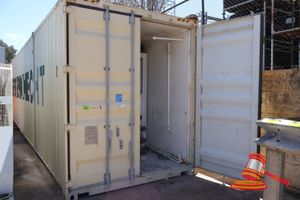 40ft Sea Container, Type; Sp-Stdq -01, Made In 2021, Approx; 12.1m L X 2.9m H X 2.4m W, Containing Cooling Tower System, P/N; 40543527, Approx; 5.6m L X 2.4m W X 2.3m H, Some Marks/Rust, Untested