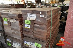 90 · JARRAH SKIP DRESSED, STD & BTR, 190mm x 36mm, 32LM, RANDOM LENGTHS, QTY 0.243M3 (L1500 x W400 x D400 TRANSPORT SIZE ONLY APPROX) (PACK# 2460724)