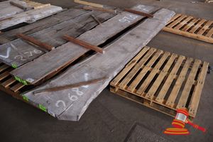 62 · LIVE EDGE JARRAH SLAB, 4.2 x 470/790 x 55