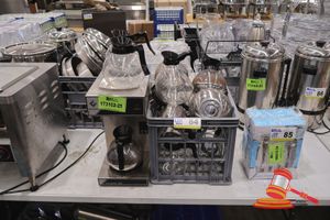 84 · DIAMOND COFFEE MAKER, MODEL: DELTRONIC 3000 / UB-288, SN:0049846, 240V. (INCLUDES 10 X GLASS CARAFES)