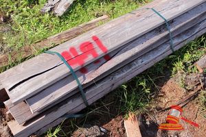 491 · JARRAH GARDEN BOARDS, 25 LINEAL M, 150 X 25
