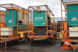20 · 2014 UON GENERATOR TRAILER TARE WEIGHT 6000 KG SERIAL# UON- TRL- 0028 WITH MARTNS TRAILER PARTS RING HITCH WITH CUMMINS 140KW GENERATOR S/N A13K481918, P/B 6 CYL DIESEL, ENGINE# 53-25-39-2540 MISSING ALL JACK LEGS REAR LED SPOTLIGHTS ( ASSET# 17H4190 ) ( S44# RITM8278047, DR# 51417 )