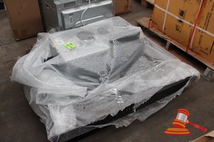 61 · ERB120BK3R, 120cm RANGEHOOD CANOPY, WITH APPROX DIMENSIONS OF W1300mm x L660mm x T350mm - UNTESTED - NO WARRANTY/ RETURN / DAMAGED/ CREDIT RETURN, AS IS - INSPECTION RECOMMENDED