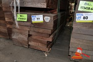 77 · JARRAH SKIP DRESSED, STD & BTR, 190mm x 36mm, 29LM, RANDOM LENGTHS, QTY 0.220M3 (L1700 x W400 x D600 TRANSPORT SIZE ONLY APPROX) (PACK# 2479714)