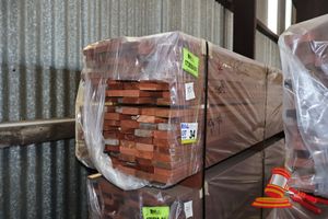 34 · Jarrah 65x20 Decking, Random length, 360 L/M, 25.2M2 WITH A 5mm GAP, TRANSPORT SIZE 3MTR x 400 x 400 (pack# 35)
