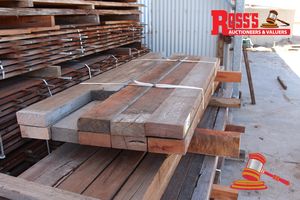 JAR258 - JARRAH FEATURE AND BETTER GRADE 145-160x50-55mm Rough Sawn Boards - @ 1.2-2.6m, APPROX 19.6lm