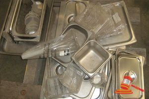 Qty Of Assorted S/Steel Trays/Lids