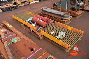 22 · ASSORTED GOODS; MACARISE PANEL WALKWAY 3066MM 770MM CV922/CV927 MAC-STD04756, FLEXCO BLADE R-TYPE 24MM TNGSTN 63790, REMATIPTOP ROLLER CONV TROUGH WING 170/250MM 5379433, (B1128303)