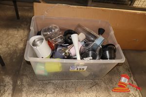 Box Of Assorted Blender Parts