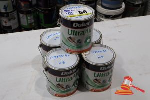 5 X Dulux Ultraair Interior Wall Paint, Vivid White, Low Sheen, Water Based, 2 Litre Tins
