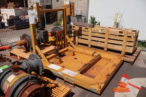 1 X Material Handling Frame, Yellow, Approx 1.6m W X 1.9m D X 1.7m H , Some Marks/Rust (Po; 4520000945)