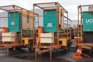 19 · 2015 Ox Engineering C150 Genset Trailer Green/Yellow, Tandem, Reg #: Unlic, Eng #: 6BTAAS.9-G6, VIN: 6T9T23WA1F0CX6019 Features: model# OXT-PTA60, S/N: 3835-9, Jack Legs & Ring Hitch, Cummins Motor, Engine Rated HP 215 @ 1800 rpm, Engine s/n: 84205797, DOM 2015, 150KVA Genset, Front Right Hand tyre Damaged (Asset # S44#RITM0456235, FL#17H3486) (Disp# 612626) Condition: Panel: GOOD, Paint: GOOD, Tyres: GOOD, Overall Condition: GOOD