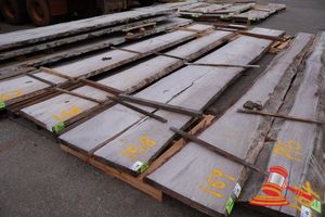 Live Edge Jarrah Slab, 5.5 X 685/870 X 70