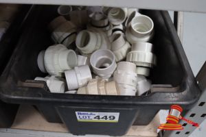 Tub Of Assorted Pvc Male & Female Adapters