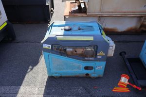 1 X Viking Portable Generator, Turquoise/Grey, Untested (Rust Marks / Worn Appearance) Hours Unsighted (101032210, Po 81953729/12, Plant# 1000)