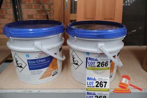 2x Tubs Of Eco-Chlor Dry Chlorine Tablet Bactericide (Granular), 10kgs Per Tub
